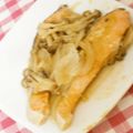 反省堂書店（のぐち）'s cooksnap of when they made 簡単：レンジ：鮭とぶなしめじのレンジ蒸し.
