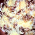 tasaya's cooksnap of when they made チーズたっぷりドリア☆ハヤシライスで～.