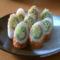 ミセスふじこ's cooksnap of when they made 竹輪にオクラＩＮ*簡単お弁当おかず.
