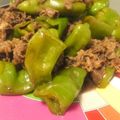 まぁにゃんにゃん's cooksnap of when they made 万願寺唐辛子と牛肉の炒め煮.