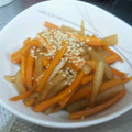 あっくんママyuki's cooksnap of when they made 捨てるとこなし！大根とにんじんのきんぴら.