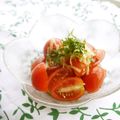 かずえ亭２号's cooksnap of when they made *完熟トマト*のひんやりおひたし.