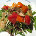 sakurask's cooksnap of when they made みず菜ときのこのあったかサラダ.