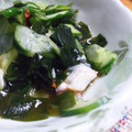 ユーロン's cooksnap of when they made キュウリとワカメの酢の物（甘め）.