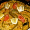 usakitchen's cooksnap of when they made フライパンで手軽に！パエリア.