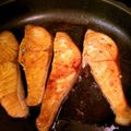 さくら11's cooksnap of when they made フライパン１つ！お弁当に☆しゃけの照焼き.