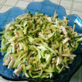 82tarou's cooksnap of when they made ささみと夏野菜の梅ドレ和え.