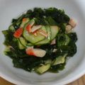 ガージ３ＳＱ's cooksnap of when they made きゅうりとカニカマの酢の物.