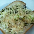 奏音mama's cooksnap of when they made 塩うまっ♥塩昆布キャベツトースト♪.