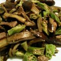 ぺいくみ's cooksnap of when they made 牛肉と茄子とオクラの炒め物.