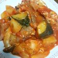 〈＊HATO＊〉's cooksnap of when they made ☆お野菜たっぷり~トマトのチキン煮込み☆.