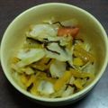 ayakaR's cooksnap of when they made キャベツとトマトと沢庵の和サラダ.