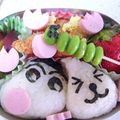 たんし's cooksnap of when they made 簡単　キャラ弁（３）.