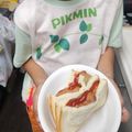 ☆ぶぅちゃん♪☆'s cooksnap of when they made 食パンで絶品ホットドッグ.