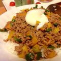 いの⭐️りえ's cooksnap of when they made 母の味！ガバオ丼.