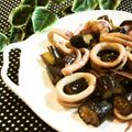 カフェドチワワ♡'s cooksnap of when they made 蒸しなすとイカのバター醤油炒め.