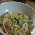 JUNyukomom's cooksnap of when they made 簡単★具材いろいろ和風チャーハン.