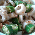 jyuriko☆'s cooksnap of when they made おくらとちくわの胡麻和え.