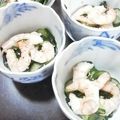 イロピリン's cooksnap of when they made お食い初めに（つぼ椀）胡瓜と海老の酢の物.