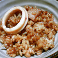 seipu's cooksnap of when they made イカ飯風♪里芋とイカの炊き込みご飯.