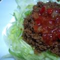 エビエビ's cooksnap of when they made ★おなじみ沖縄のタコライス.