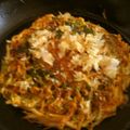 やっちーさん's cooksnap of when they made ヘルシー☆もやしdeお好み焼き.