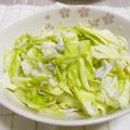 よっしー食堂's cooksnap of when they made *春キャベツの塩もみ*じゃこ和え*.