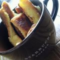 らむらむらむ酒's cooksnap of when they made パン耳でフレンチトースト・チーズ風味.