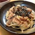 maarine's cooksnap of when they made 肉ネギざるうどん.