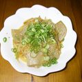 ピンキーカフェ's cooksnap of when they made 黒はんぺんと新玉のポン酢炒め★チーズ絡め.