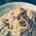にそ氏's cooksnap of when they made 簡単ずぼら飯☆フライパンdeカルボナーラ.