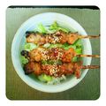 salymama's cooksnap of when they made 焼き鳥スープ丼・自己流で作りました！.