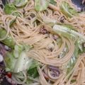 ﾌﾞﾚﾝﾀﾞ's cooksnap of when they made サバ缶とキャベツのペペロンチーノパスタ.