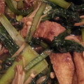 ぶんためい's cooksnap of when they made 小松菜・油揚げ・やまなめのさっと煮.