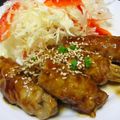 まぁじ's cooksnap of when they made えのきの肉巻き★オイスター風味.