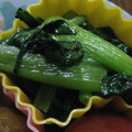 あけぐり's cooksnap of when they made お弁当に！小松菜＆新生姜の中華炒め♪.