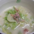なつたくかあさん's cooksnap of when they made あったまろ。キャベツのミルクスープ.