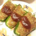 さっこ♡♬'s cooksnap of when they made ピーマンの肉詰め.