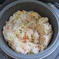 えりかぶ's cooksnap of when they made 超！！簡単炊飯器ピラフ.