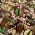 ☆S☆S☆mama's cooksnap of when they made なすとピーマンのひき肉味噌炒め.