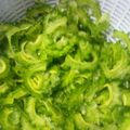 さくらxxo's cooksnap of when they made （改正）ゴーヤの苦味をおさえる下拵え♪.