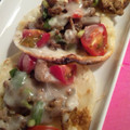 KANAGO1003's cooksnap of when they made 焼肉のタレで簡単♪餃子の皮の焼肉１口ピザ.