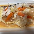 くっくあんず's cooksnap of when they made 白菜とタラのレンジ蒸し.