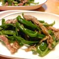 TATOCO's cooksnap of when they made 簡単♡あるものチンジャオロース.