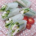 にゃーち。's cooksnap of when they made ヘルシー！蒸し鶏とゴーヤの生春巻！.