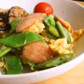 まきーころ's cooksnap of when they made モロッコいんげんと卵の醤油炒め.