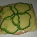 みれりゆまま's cooksnap of when they made 自家製トマトソースのピザトースト.