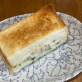 QPはにー's cooksnap of when they made サラダチキンときゅうりのサンドイッチ.