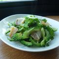 ミマト's cooksnap of when they made ❁ゴーヤとベーコンのにんにく炒め❁.