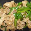 ☆ュィ☆'s cooksnap of when they made 豚肉とピーマン炒め.